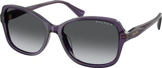 Ralph Lauren RA5351U Polarized 6345T3 Womens Sunglasses Purple Size 57