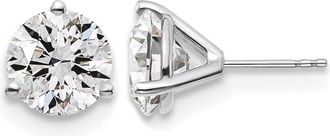 Diamond2Deal 14k White Gold 6 ctw Lab Grown Diamond Stud Earrings