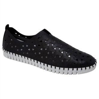 Eric Michael Womens Inez Slip-On In Black