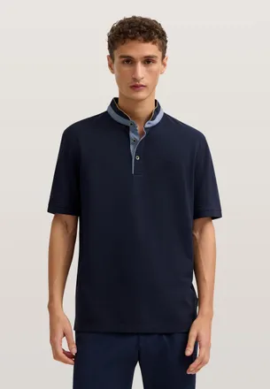 Bugatti Herren Polo Modern Fit van puur katoen