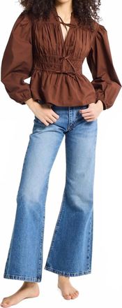 Mille Ella Top In Chocolate