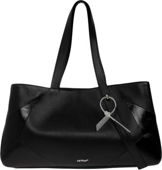 Off-white Oyah East West Large - Dames - Shoppers - Zwart - ONE Size - Leer - Tassen