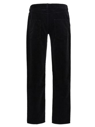 Saint Laurent Mens Black Corduroy Slim Trousers Cotton - Size 31 (Waist)