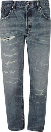 Edwin Straight Jeans - Heren - Regular Fit Jeans - Blauw - W34 - Katoen - Jeans