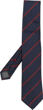 Brunello Cucinelli Heren, Accessoires, Blauw, Maat: ONE Size Satijn