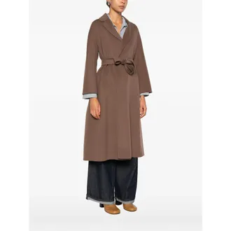Max Mara Virgin Wool Coat - Brown