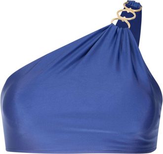 Lenny Niemeyer one-shoulder bikini top - Blue