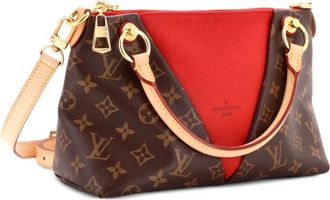 Louis Vuitton Borsa tote V Monogram BB in tela e pelle - Rosso