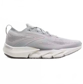 Brooks Womens Glycerin Flex Running Shoe In Harbor Mist/poppy Seed/pink