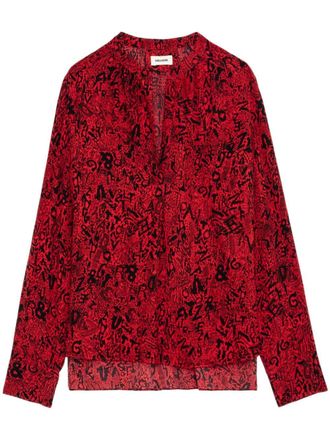Zadig&Voltaire Tink blouse - Red