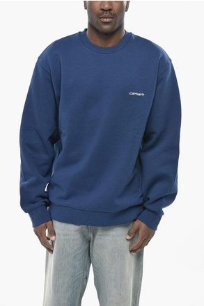 Carhartt Work in Progress Brushed Cotton Crewneck Sweatshirt with Logo size Xxl