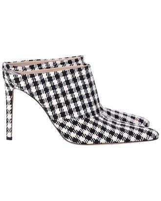 Altuzarra Womens Canvas Checkered Davidson Houndstooth Mule (Authentic Pre- Loved)