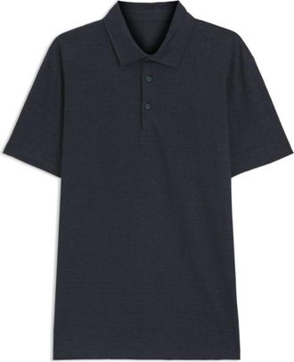 BOSS BECKHAM x polo shirt in linen