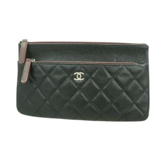 Chanel Pre-owned Clutches, female, Black, Size: ONE SIZE Pre-owned Pouch