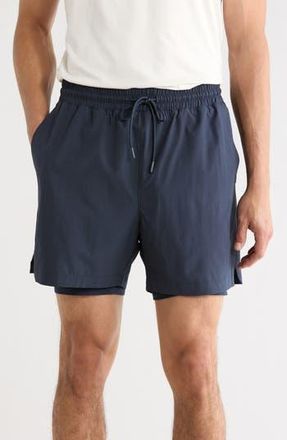 Zella Momentum 5-Inch Training Shorts in Navy Eclipse at Nordstrom Rack, Size X-Large