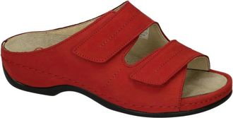 Berkemann Schoenen, Dames, Rood, 37 EU, Leer, Daria Wedge