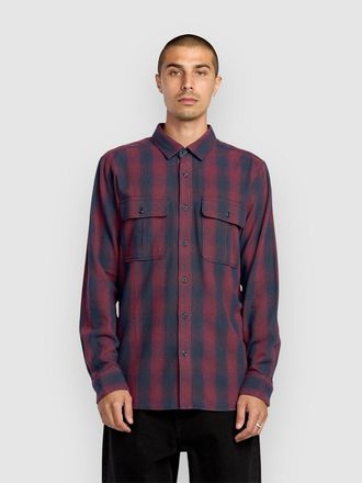 Volcom Shadowstone Flannel Hemd blau