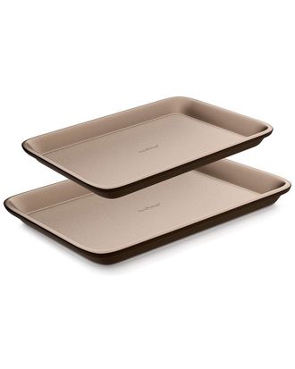 Nutrichef Gold Cookie Sheets (Set of 2)