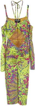 Versace Jeans Couture Jurken - Dames - Casual kleedjes - Veelkleurig - S - Kleedjes