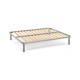 Talamo Italia Dmora - Somier Doble Dgrasso, Somier Ortop&eacute;dico De L&aacute;minas, 100% Made In Italy, 160x190h31 Cm