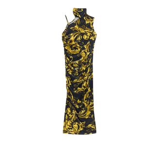 Versace Jeans Couture Abito Lungo Barocco - Dames - Casual kleedjes - Veelkleurig - M - Kleedjes