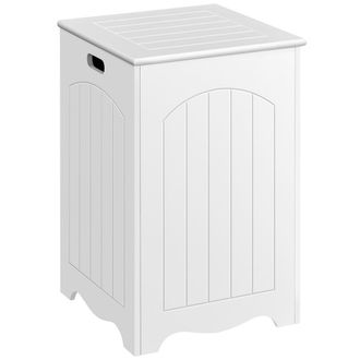 Yaheetech Armario Para Ropa Sucia De Ba&ntilde;o Cesto Para Ropa Sucia Con Tapa Armario Multifuncional De Ba&ntilde;o Para Ahorrar Espacio Organizaci&oacute;n De Ropa Sucia 40x40x61