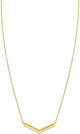 Italian Gold, Inc 14K Chevron Necklace