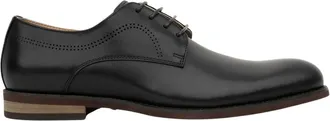 Sergio Moretti Schoenen, Heren, Zwart, 42 EU, Leer, Firenze Patent-Finish Veterschoenen