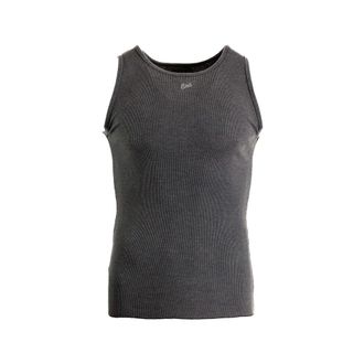 ERL Sleeveless Tops, male, Gray, Size: XL Rib Knit Tonal Logo Sleeveless Top