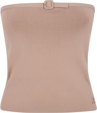 Courr&egrave;ges Sleeveless Tops - Dames - Tops zonder mouwen - Bruin - M - Tops