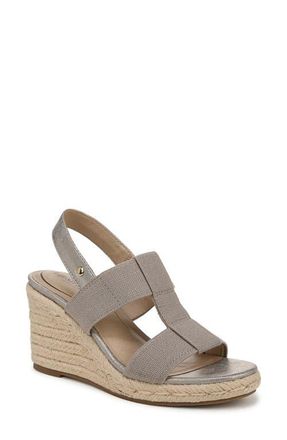 Life Stride Tallulah Espadrille Slingback Platform Wedge Sandal in Taupe at Nordstrom, Size 8.5