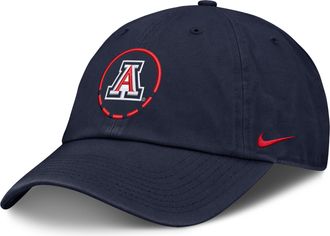 Nike Arizona Natural Club Nike Mens College Adjustable Hat in Blue | NC0141SUAN-YW8