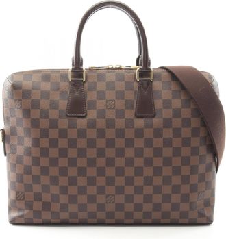Louis Vuitton Brown Damier Canvas Coated Canvas Briefcase (Pre-Owned)