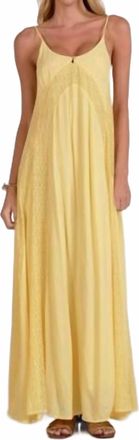 Elan Womens Sleeveless Maxi Dress In Vanilla