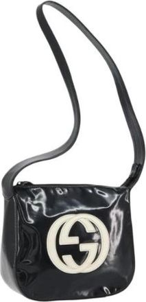 Gucci Pre-owned Coated Canvas Cross Body Bag - Dames - Vintage Schoudertas - Zwart - ONE Size - Vintage