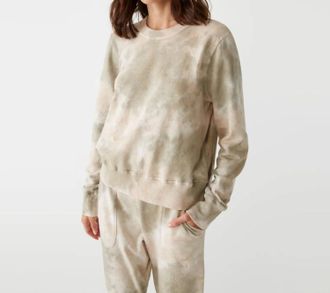 Michael Stars Comet Pullover In Champagne Combo