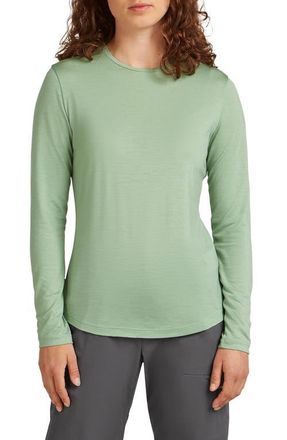 Icebreaker Lycoell & Merino Blend 125 Cool-Lite Sphere III Long Sleeve T-Shirt in Seaglass at Nordstrom, Size X-Small