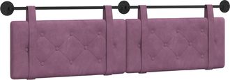 vidaXL Cabecero Colgante Morado Terciopelo Vidaxl