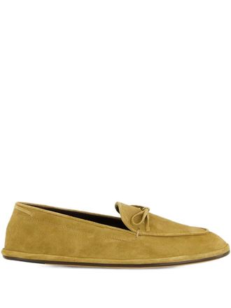Emme Parsons suede bow ballet flats - Neutrals
