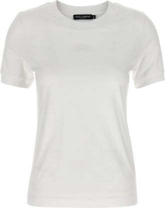 Dolce & Gabbana Logo Embroidery T-shirt