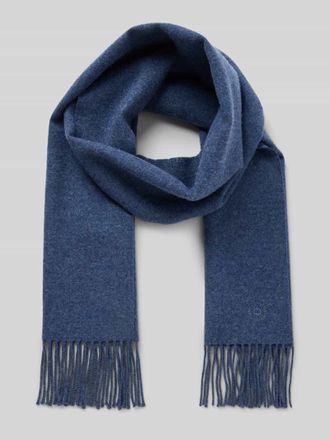 Bugatti Wollschal mit Fransen in Marine, Größe 1