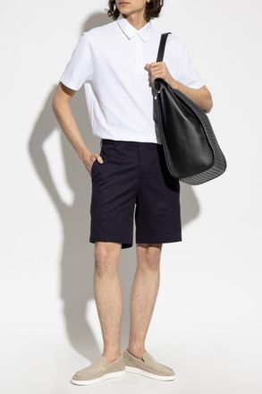 Brioni Shorts Pienza, Mens, Navy Blue