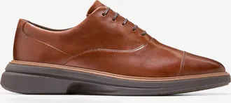Cole Haan Mens &Oslash;riginal Grand CitySpectre Cap Toe Oxford Shoes - Brown Size 10.5