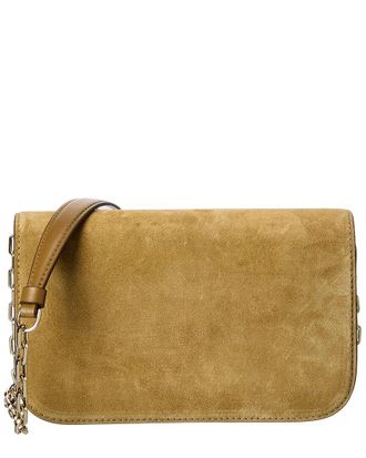 Christian Louboutin Paloma Suede & Leather Shoulder Bag