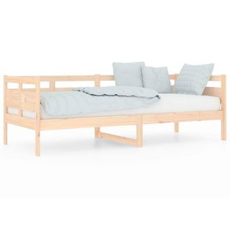 Berkfield Home Day Bed Solid Wood Pine 80x200 cm in Natural