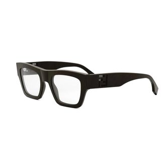 Fendi Accessoires, unisex, Bruin, ONE Size, Shadow 3D Print Optisch Montuur