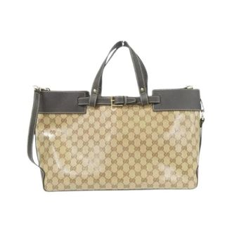 Gucci Pre-owned Tote Bags, female, Beige, Size: ONE SIZE Pre-owned GG Crystal shoulder bag