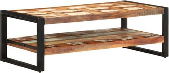 vidaXL Vidaxl - Mesa De Centro Madera Maciza Reciclada 120x60x40 Cm