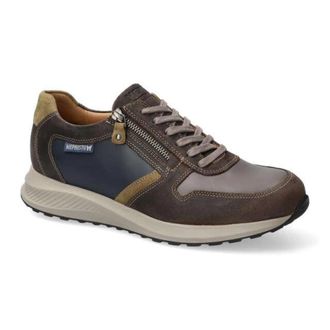 Mephisto Dino - Heren - Sneakers - Bruin - 42 1/2 EU - Leer - Schoenen