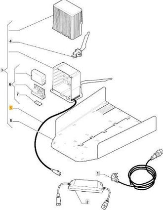 STIGA Sports Cable De Alimentaci&oacute;n Original Stiga - 1126-1453-01